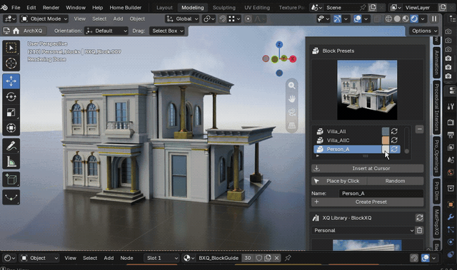 A colour per preset
