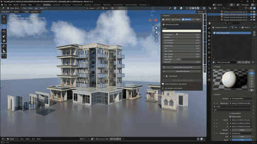 Built-in material helper